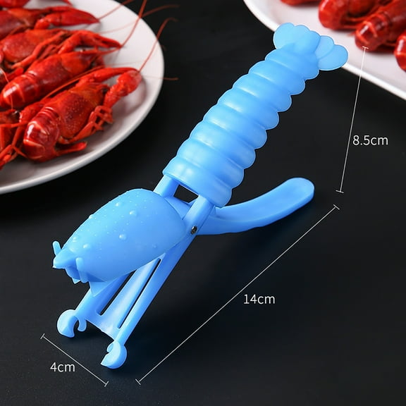 RuiJiao Crawfish Peeler, 2Pcs Crawfish Shucker, Crawfish Sheller Tool for Peeling Cooked Shrimp Tails, Crayfish Special Clamp Back Opening Tool, Easily Remove
