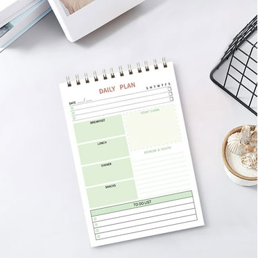 RuiJiao Durable Tearable Daily Planner Notebook for Students - Perfect for Vocabulary and Daily Plans, Stylish Design, Easy to Tear Pages for Organization