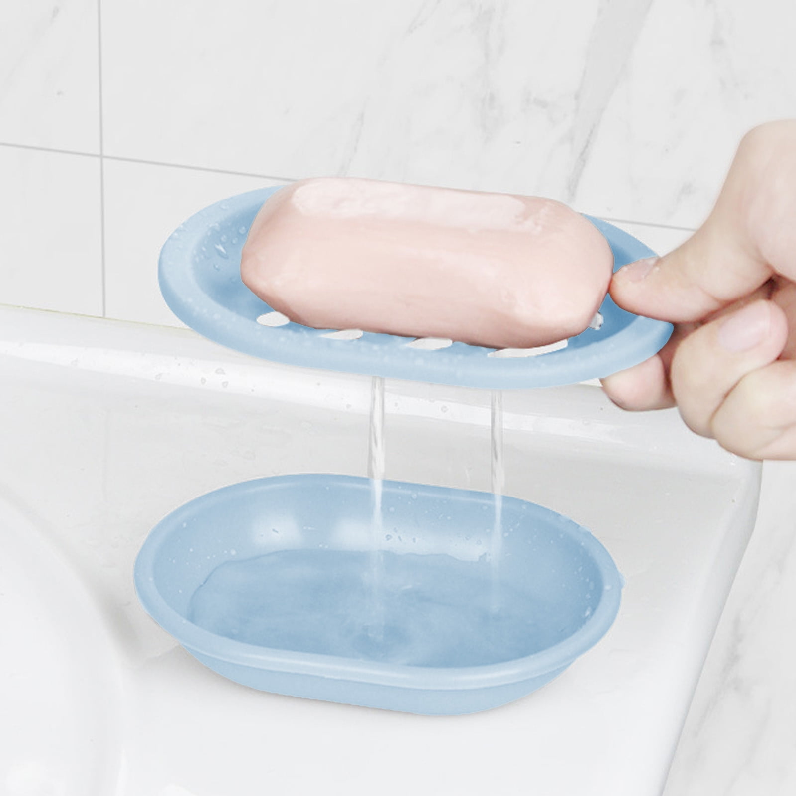 RuiJiao Elegant Macaron Color Soap Dishes - Premium Bathroom Soap ...