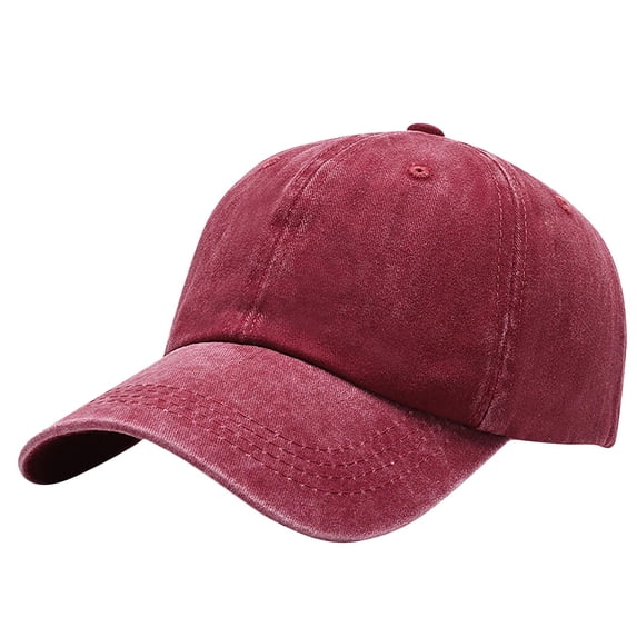 RuiJiao Men's Classic Vintage Baseball Cap - Breathable, Versatile Solid Colors, Perfect for Outdoor Activities and Sun Protection