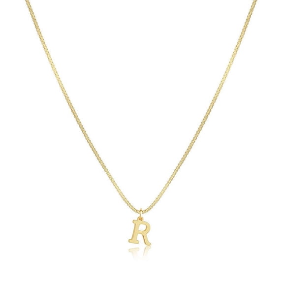 RuiJiao Personalized Initial Necklace for Women - Delicate, Dainty Jewelry, Perfect for Daily Wear, Customizable Alphabet Letter Pendant