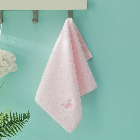 RuiJiao Premium Cotton Embroidered Towels - Soft, Absorbent, and Hypoallergenic for Sensitive Skin, Ideal for Daycare, Home, and Travel Use