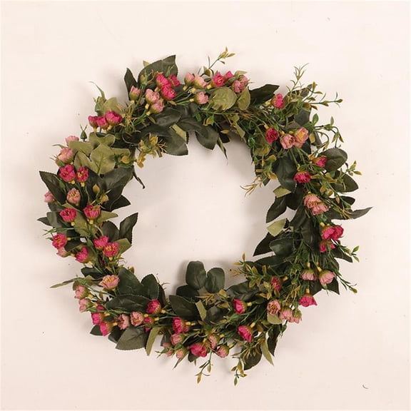RuiJiao Colorful Wood Bead Snowflake Christmas Ornaments, 96CM Handmade String Decor for Holiday Home, Tree, Party, Eco-Friendly Festive Decoration