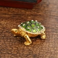 thumbnail image 1 of RuiJiao Creative Turtle Jewelry Box Unique Trinket Storage Container for Rings and Necklaces Elegant Desktop Organizer for Women Metal Design, 1 of 3