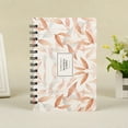 thumbnail image 1 of RuiJiao Customizable Logo B6 Loose Leaf Notebook, Hard Cover Ring Binder Agenda Planner with Monthly Layout, Portable Paper Notebook for Students Office 186x128mm, 1 of 7