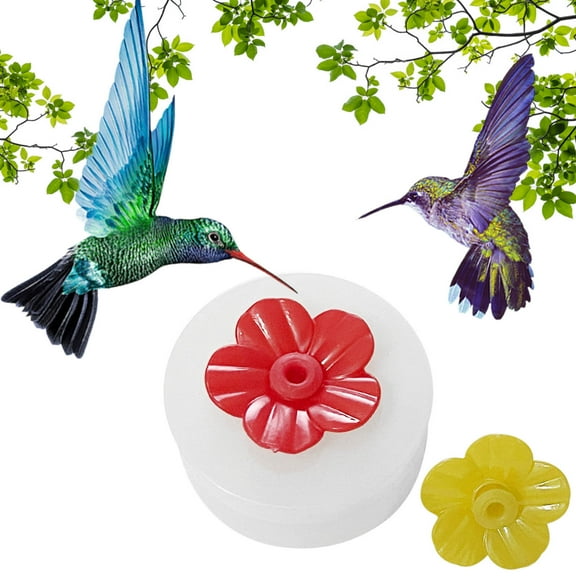 RuiJiao DIY Mini Hummingbird Feeder - Portable Outdoor Hanging Feeder for Hummingbirds, Easy to Assemble and Use, Perfect for Attracting Hummingbirds