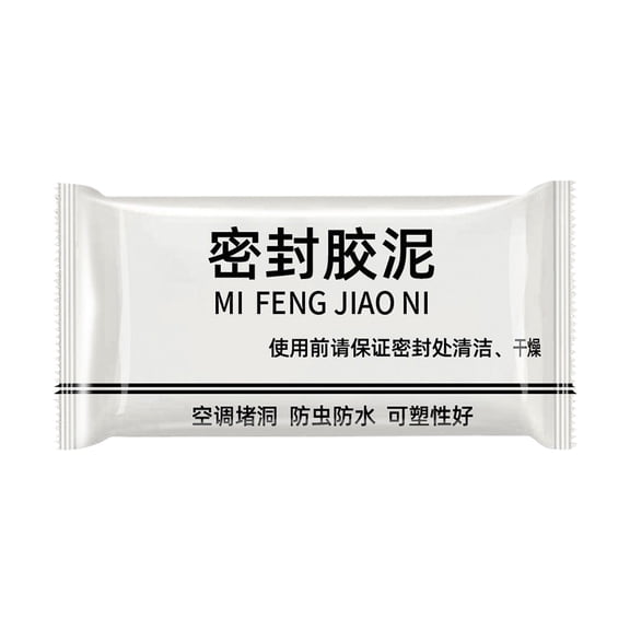 RuiJiao Duct Seal Repair Sealing Clay White Seal Putty, Quick Mending Mud for Drain Connection, Wall Hole, Air Conditioning Hole, Mud Sealing Sewer White Clogging Mud