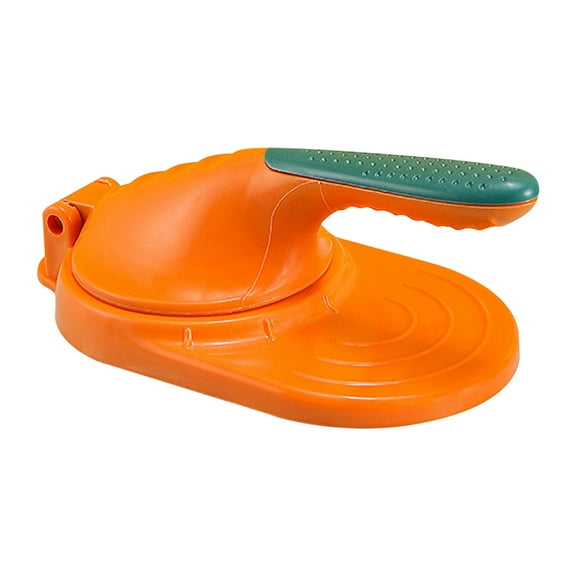 RuiJiao Dumpling Press Maker, Manual Dumpling Skin Press Tool with Hanging Hole, Food Grade PP Material, White Kitchen Dough Press Artifact for Home Use