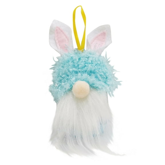 RuiJiao Easter Gnomes Decorations Bunny Spring Tomte Nisse Swedish Rabbit Plush Scandinavian Faceless Dwarf Handmade Elf Gift for Table Ornament Home Decor