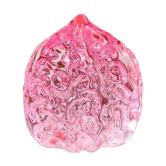 RuiJiao Elegant Glass Walnut Sculpture - Ideal Home and Office Decor, Living Room Desktop Accent Piece