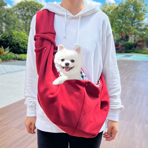 RuiJiao Extra Large Pet Backpack, Polyester Travel Shoulder Bag for Cats and Dogs