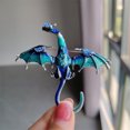 thumbnail image 1 of RuiJiao Fashion Enamel Dragon Brooch - Elegant Studded Crystal Accessory for Women, Perfect for Any Occasion, 1 of 5