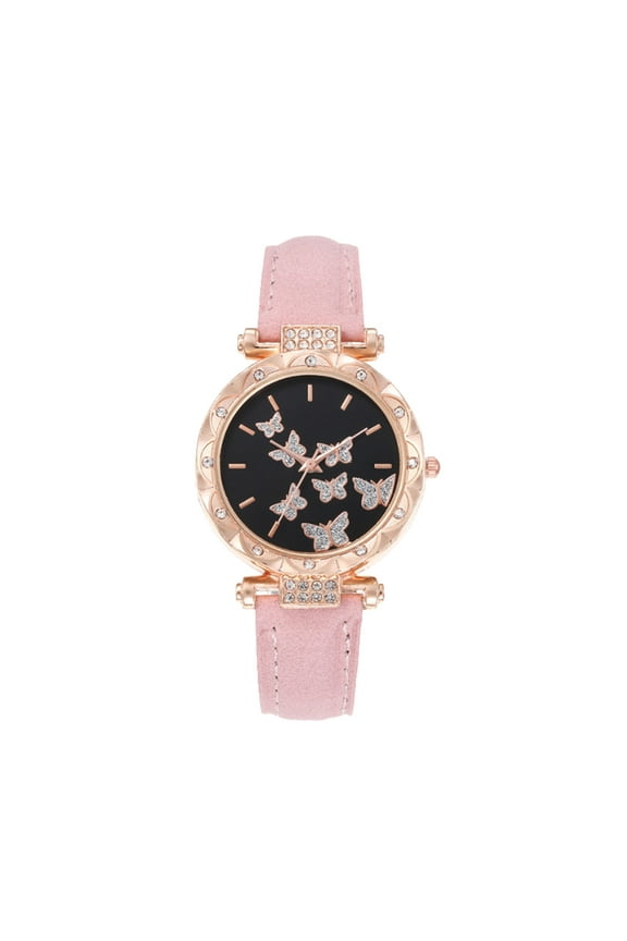 Fashion Women's Digital Watch - Elegant Butterfly Design, Personalized Style, Comfortable Leather Strap for Casual and Formal Wear