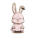thumbnail image 1 of RuiJiao Foldable Bunny Phone Bracket, Electroplated Metal Stand with Strong Adhesive, Portable Desktop Holder for Mobile Phones and Tablets, Cute Gift for Students, 1 of 6