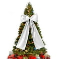 thumbnail image 1 of RuiJiao Gift 117cm Extra Large Red Bow Christmas Tree Topper with Long Streamers, 1 of 7