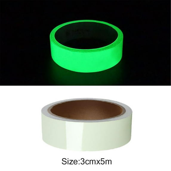 RuiJiao Glow-in-the-Dark Wall Stickers - Luminous Vinyl Decals for Home Safety and Decor, Ideal for Stairways, Hallways, and Kids' Rooms