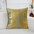 thumbnail image 1 of RuiJiao Gold Velvet Decorative Throw Pillow Covers, Pillow Covers for Couch Sofa Bed, Soft Cushion Covers, Home Living Room Bedside Modern Pillow Sofa Cushion Set, 1 of 6