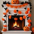 thumbnail image 1 of RuiJiao Halloween Day of the Dead Plastic Fake Flower Rattan Sticks, Multicolor 290cm Wreath for Mantel, Staircase and Table Decorations, 1 of 8