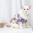 thumbnail image 1 of RuiJiao Hawaiian Beach Pet Shirt for Small-Medium Dogs and Cats,Lightweight Breathable Polyester, Pink, Sizes XS to 2XL (1.1-17.6lbs) Tropical Summer Dog Cat Apparel, 1 of 6