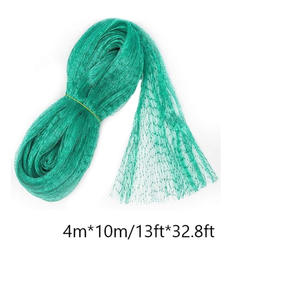 RuiJiao Heavy Duty Bird Netting for Garden, Reusable Polyethylene Plant Protection Net with Adjustable Size (4x8/10/12/15/20), Durable Bird Blocking Net for Fruit Trees and Vegetables