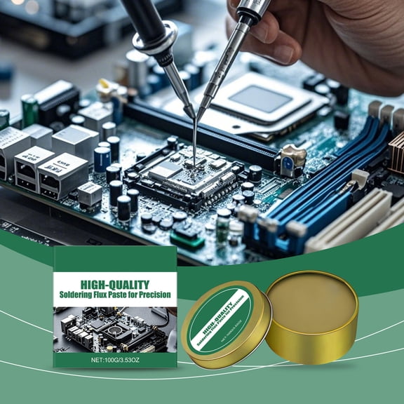 RuiJiao High-Efficiency Lead-Free Solder Paste 100g for Electronic Repair and DIY Soldering