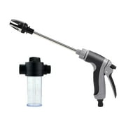RuiJiao High-Pressure Car Wash Kit with Long Handle and Metal Head - Includes Foam壶 for Efficient Cleaning, Ideal for Outdoor Car Detailing