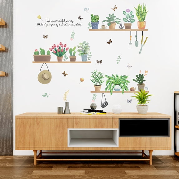 RuiJiao Inkjet Removable PVC Wall Stickers for Kids Room Decor, Peel and Stick DIY Home Interior Decals, 50x70cm