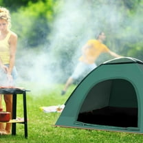 RuiJiao Instant Automatic Pop Up Camping Tent for 2 Person, Lightweight Waterproof Windproof Portable Backpacking Tent with Fiberglass Poles, 190T Polyester PU2000mm for Outdoor Family Camping