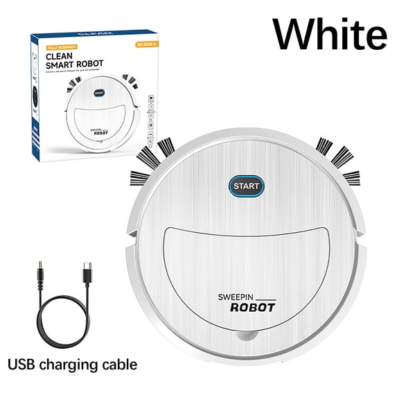 RuiJiao Intelligent Robot Vacuum Cleaner with Auto Sweeping, Suction and Mopping, Plastic Build, Quiet Operation, for Home Use