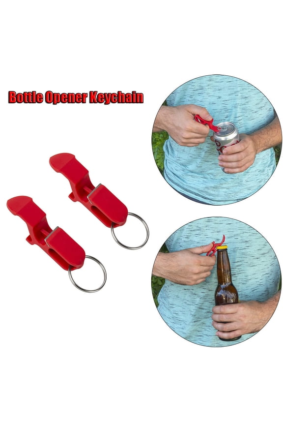 Key Chain Beer Bottle Opener, Pocket Small Bar Claw Beverage Keychain Ring