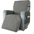 thumbnail image 1 of RuiJiao Large Size L Waterproof Recliner Chair Cover,Solid Color Anti-Dirty Pet-Friendly Sofa Protector with 6 Pockets, Universal Fit for Rocking Massage Chairs (1Pcs Easy Install), 1 of 6