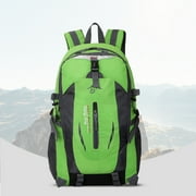 RuiJiao Lightweight 30L Packable Hiking Backpack for Women Men, Waterproof Nylon Travel Daypack with Durable Metal Zippers,Foldable Camping Backpack Green/Blue/Red/Orange