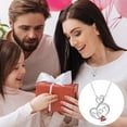 thumbnail image 1 of RuiJiao Gift Heart Letter Necklace Heart Shaped Necklace Pendant for Mother's Day Gift, 1 of 5
