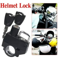 RuiJiao Motorcycle Helmet Lock, Helmet Holder Hook, Anti Theft Security Lock for Motorbike Bike Frame Tube Bumper Luggage Rack