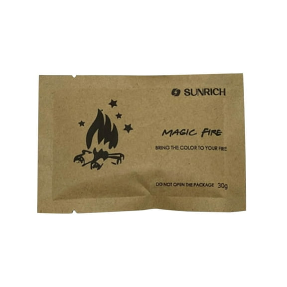 RuiJiao Multi-Color Flame Powder, Creates Vibrant Blue, Purple, Red, Green, Yellow Flames for Bonfires, Fireplaces, Parties, Indoor Outdoor Use