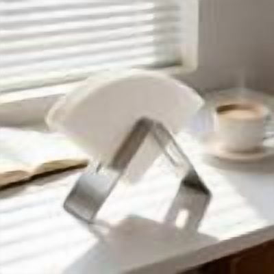 RuiJiao Premium Stainless Steel Coffee Filter Holder and Organizer, Barista Essentials for Pour Over Brewing, White/Black V-Shape Design, Space-Saving 12.5x8.5x5.5cm