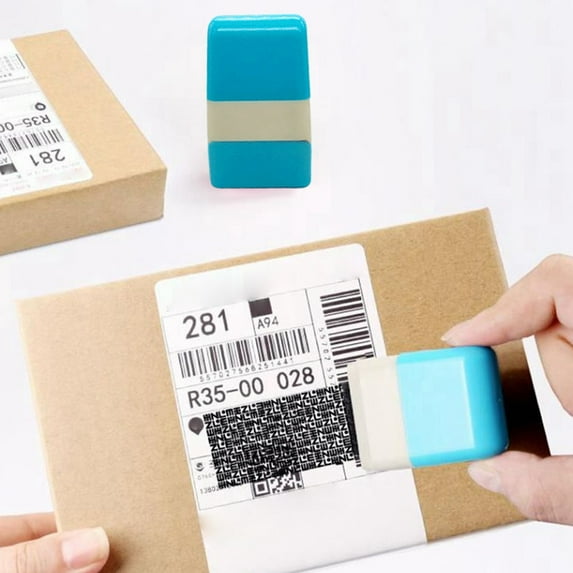 RuiJiao Privacy Protection Roller Stamp Pen - Secure Your Personal Information with Quick-Drying, Tamper-Evident Markings for Confidential Documents and Packages
