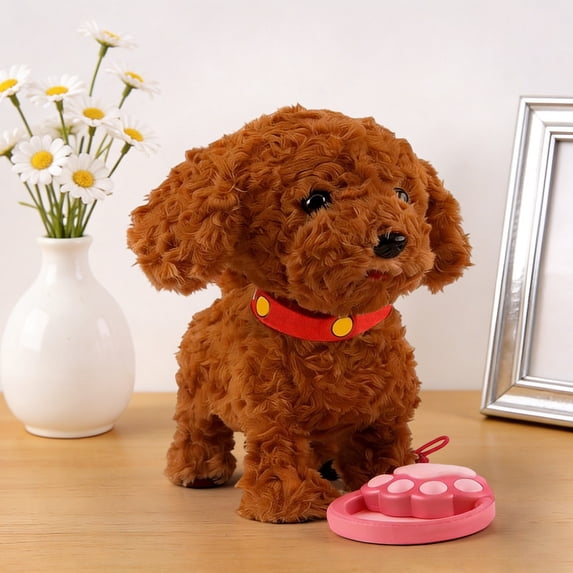 RuiJiao Realistic Interactive Robot Dog Toy with Walking and Talking Functions for Kids Educational Play
