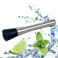 thumbnail image 1 of RuiJiao Stainless Steel Cocktail Muddler for Fresh Mint and Citrus, Durable 8in Bar Tool with Mirror Finish, Dishwasher Safe Rust-Resistant Ice Artifact, 1 of 9