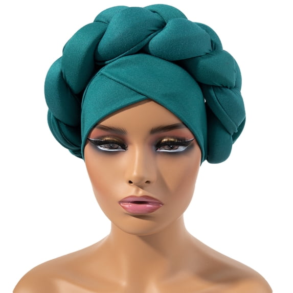 RuiJiao Stylish Boho Indian Turban with Big Headband - Multi-Color Options for Women, Perfect for Casual Wear and Festivals