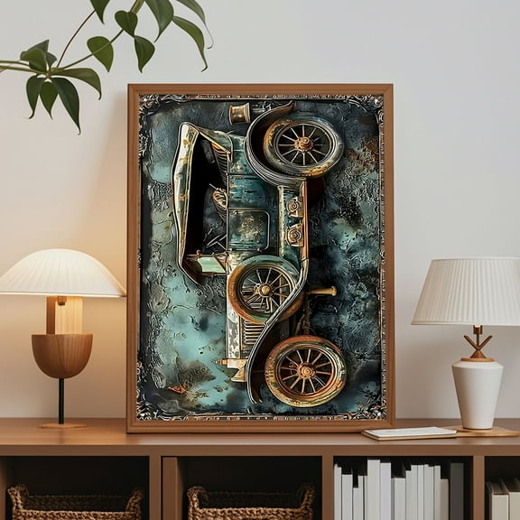 RuiJiao Thanksgiving Metal Wall Art Waterproof Outdoor Decor, 30x20cm Iron Multicolor Hanging Sign for Holiday Home Decoration