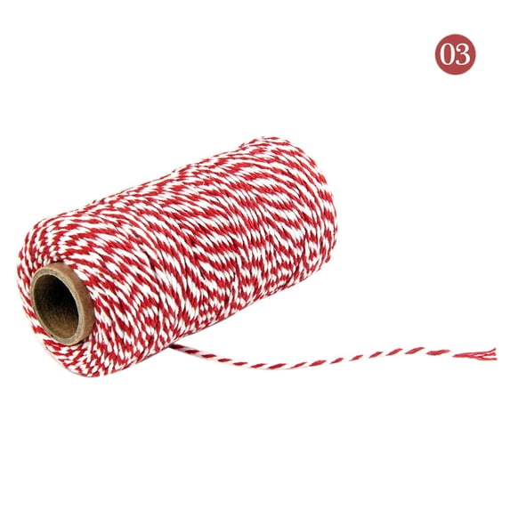 RuiJiao Twine Cotton String Rope Cord for Gift Wrapping Arts Crafts Party Decorations Gardening