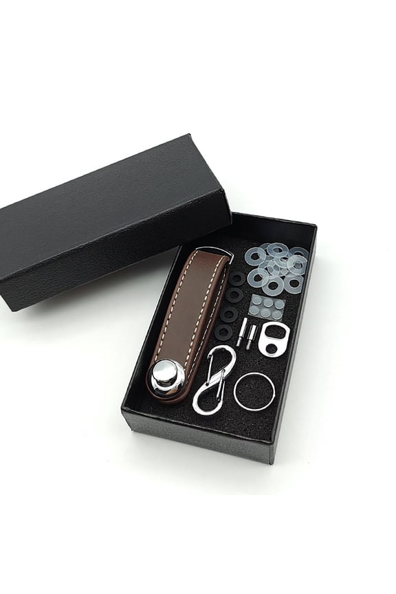 Universal Leather Key Bag - Stylish and Functional Key Organizer for Men and Women, Secure Storage for Keys, Ideal Gift Choice