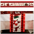 thumbnail image 1 of RuiJiao Vintage Christmas Table Runner and Placemats Set 71in Retro Christmas Table Cloth Runner Xmas Dining Mats Linen for Holiday Kitchen Dining Decoration, 1 of 4