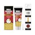 thumbnail image 1 of RuiJiao Wall Repair Kit, 100G Paste, Scraper and Sandpaper for DIY Home Fixes,Quick-Drying, Non-Peeling Crack Filler, 1 of 9