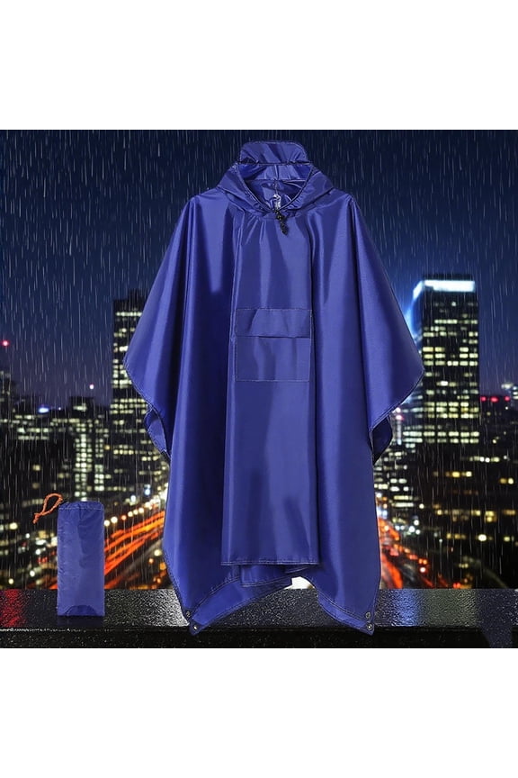 Waterproof Cape Raincoat for Women, Quick-Dry Odor-Resistant Multi-Functional Outdoor Wear (Summer/Spring/Winter), Polyester Long Sleeve Raincoat for Party,Casual,Sport, Asian Size