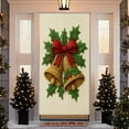 thumbnail image 1 of RuiJiao Waterproof Christmas Door Curtain with Festive Print, Polyester Fabric 180x90cm Holiday Decoration Background, 1 of 8