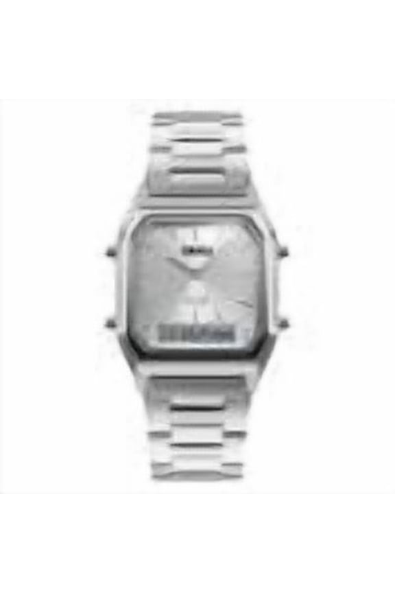 Waterproof Square Watch with Stainless Steel Bracelet, Analog and Digital Display, 30M Water Resistance, Multi-Function Sport Watch for Men and Women, Perfect for Daily Use