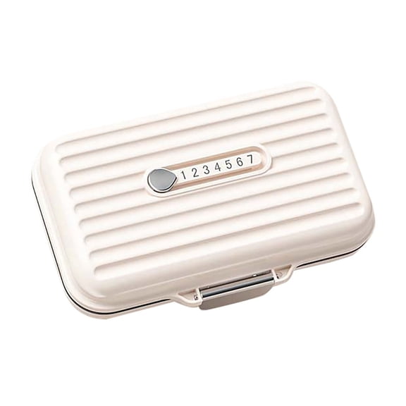 RuiJiao Weekly Portable Medication Organizer - Mini Pill Dispenser for Daily Doses - Three Meals Reminder - Ideal for Travel and Home Use - Compact and Easy to Carry