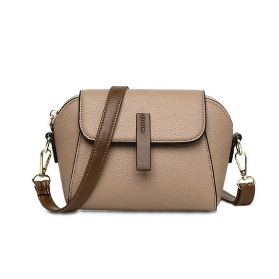 RuiJiao Women's Soft Leather Crossbody Bag with Magnetic Closure, Trendy Versatile Shoulder Bag for Daily Use
